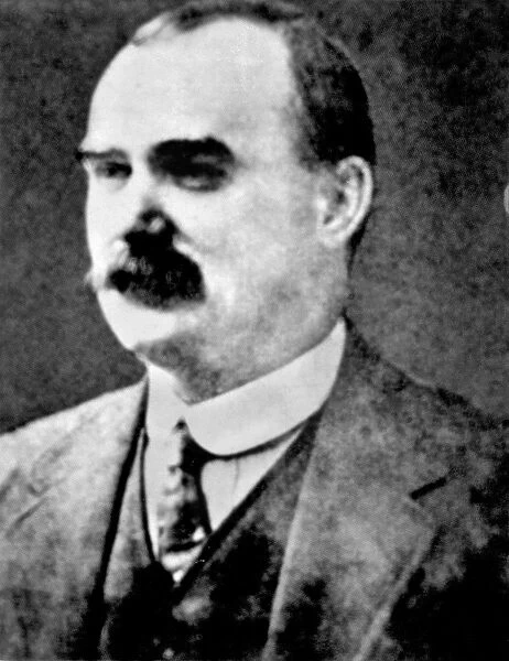 JAMES CONNOLLY (1870-1916). Irish socialist. Photograph, c1900