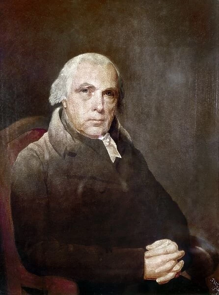 JAMES MADISON (1751-1836). 4th President of the United States. Oil on canvas, 1817, by James Wood