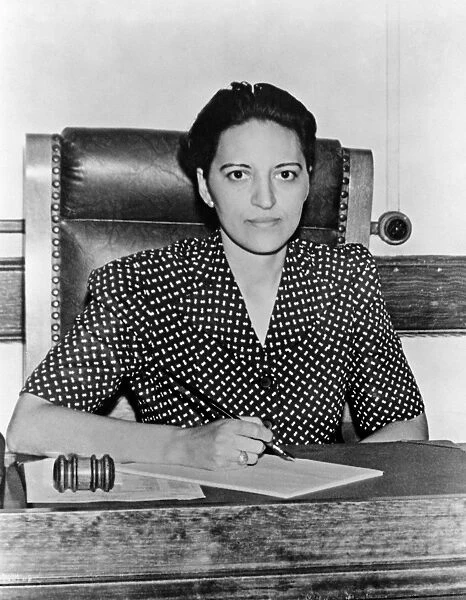 JANE BOLIN (1908-2007). American attorney, and first African-American woman judge
