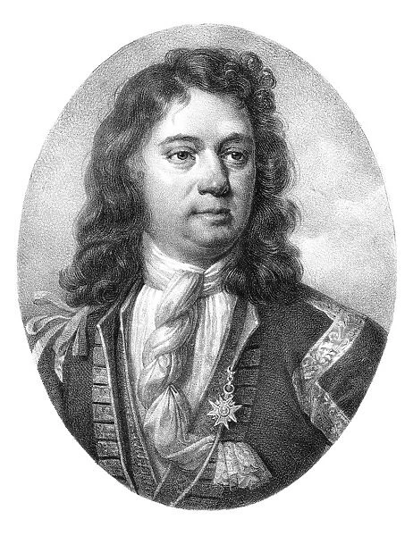 JEAN BART (1650-1702). French privateer naval commander. Lithograph by Charles Motte