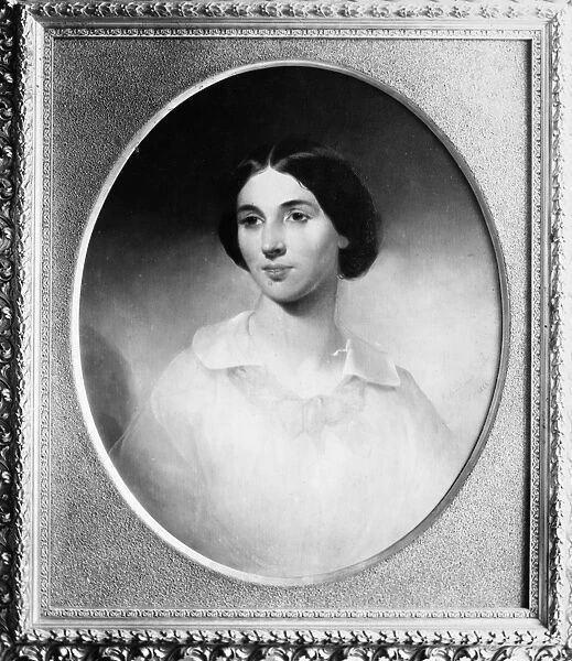 JESSIE ANN FREMONT (1824-1902) (nee Benton). American writer and wife of John Charles Fremont. Oil on canvas, n. d
