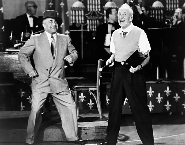 JIMMY DURANTE (1893-1980). American entertainer. With Eddie Jackson on NBCs Colgate Comedy Hour