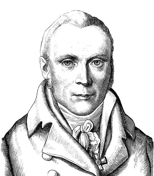 JOHANN FRIEDRICH BLUMENBACH (1752-1840). German zoologist and anthropologist. Wood engraving, German, 19th century