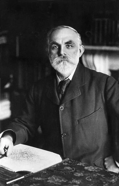 JOHN BURNS (1858-1943). English labor leader. Photographed c1914