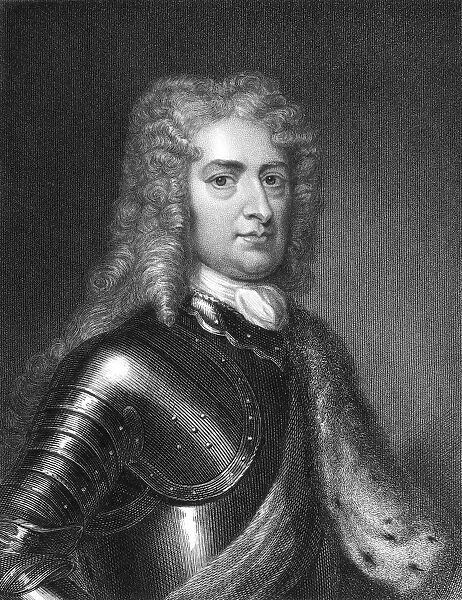 JOHN CHURCHILL (1650-1722). 1st Duke of Marlborough. English military commander. Steel engraving, 1835, after Sir Godfrey Kneller