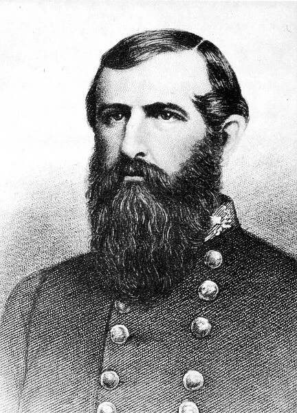 JOHN CLIFFORD PEMBERTON (1814-1881). American Army officer. Steel engraving, American, 19th century