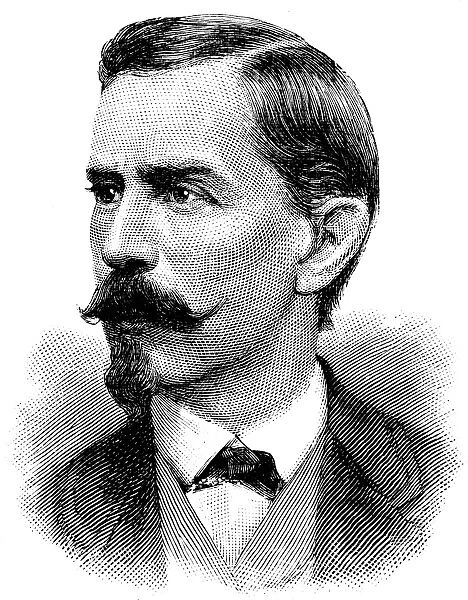 JOHN COOKE (1830-1886). John Esten Cooke. American novelist. Line engraving, 1886