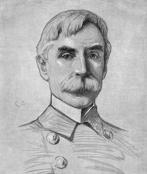 JOHN CRITTENDEN WATSON (1842-1923). U. S. Navy admiral. Drawing by Carroll Beckwith