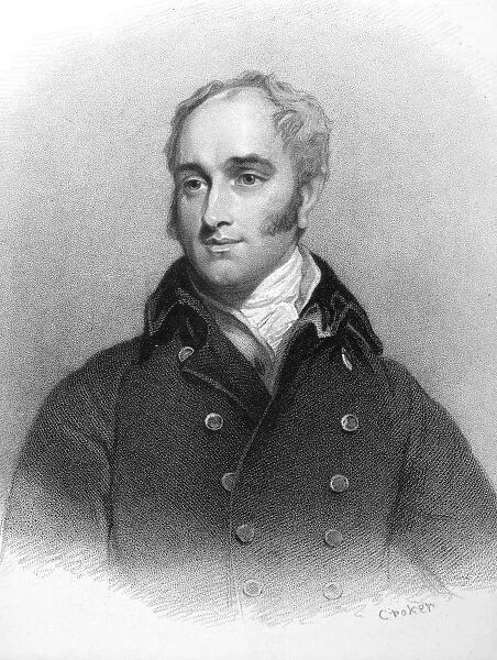 JOHN CROKER (1780-1857). Anglo-Irish politician and writer. Stipple engraving, 19th century
