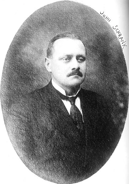 JOHN FLAMMANG SCHRANK (1876-1943). American saloon-keeper, known for his attempt