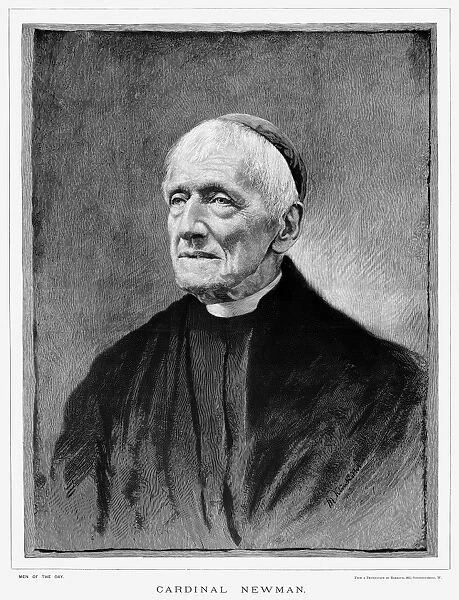 JOHN HENRY NEWMAN (1801-1890). English theologian and Roman Catholic cardinal. Engraving