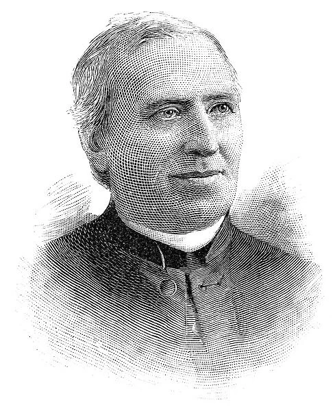 JOHN IRELAND (1838-1918). American Roman Catholic prelate and archbishop of St. Paul, Minnesota. Wood engraving, 1893