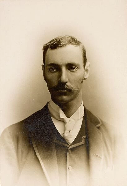 JOHN JACOB ASTOR IV (1864-1912). American financier. Photographed c1895
