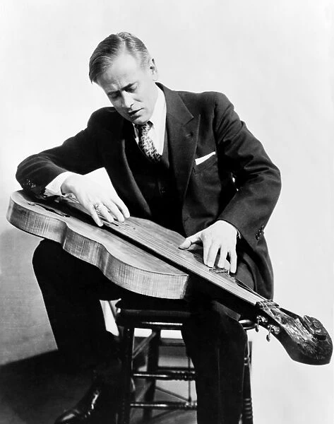 JOHN JACOB NILES (1892-1980). American composer and folk singer. Photograph, 1937