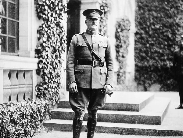 JOHN JOSEPH PERSHING (1860-1948). American army commander. Photographed at his quarters in France