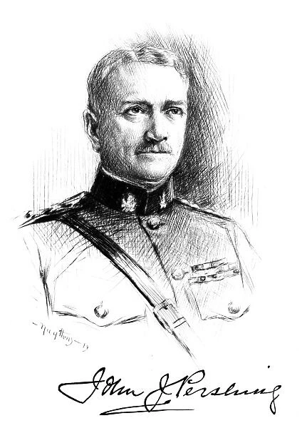 JOHN JOSEPH PERSHING (1860-1948). American army commander