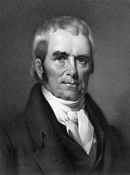JOHN MARSHALL (1755-1835). Chief Justice of the United States Supreme Court, 1801-1835