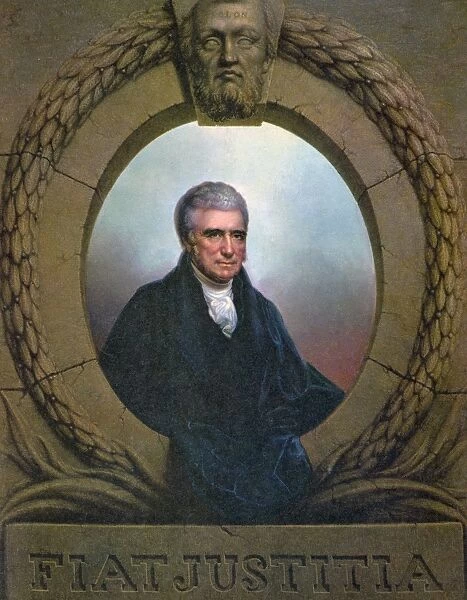 JOHN MARSHALL (1755-1835). Chief Justice of the United States Supreme Court, 1801-1835