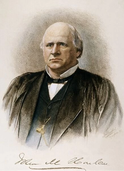 JOHN MARSHALL HARLAN (1833-1911). American jurist