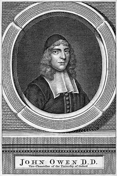 JOHN OWEN (1616-1683). English Puritan pastor and theologian. Copper engraving, English, 18th century