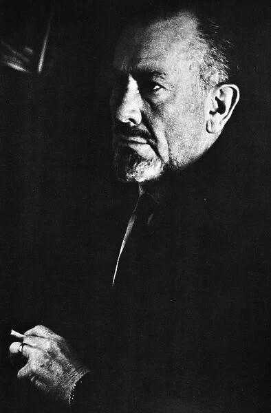 JOHN STEINBECK (1902-1968). American writer. Photographed in 1961 by Gisele Freund