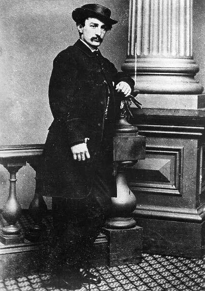 JOHN WILKES BOOTH (1838-1865). American actor and assassin of president Abraham Lincoln