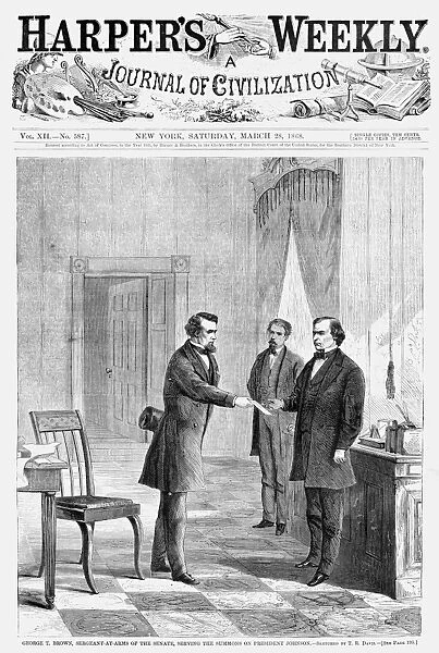 Johnson: Impeachment, 1868