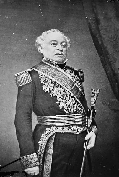 JOSE ANTONIO PAEZ (1790-1873). Venezuelan President and general. Photograph, c1860