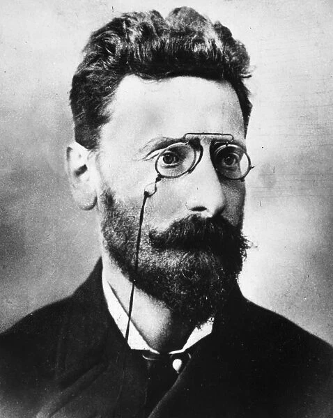 JOSEPH PULITZER (1847-1911). American (Hungarian-born) journalist and newspaper publisher. Photographed c1890