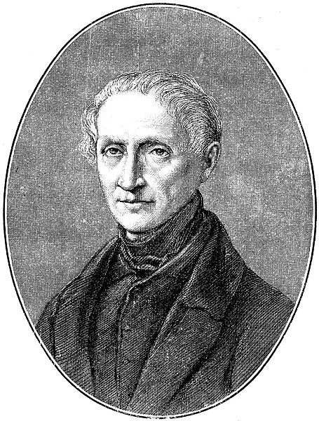 JOSEPH von EICHENDORFF (1788-1857). Baron Joseph von Eichendorff. German poet and novelist. Line engraving, 19th century