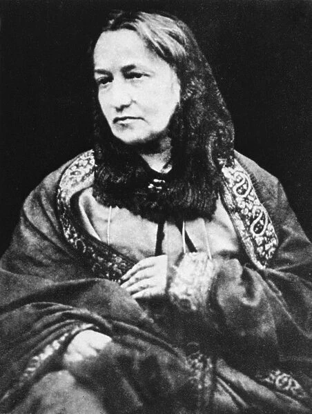 JULIA MARGARET CAMERON (1815-1876). English photographer. Photographed in 1870 by her son