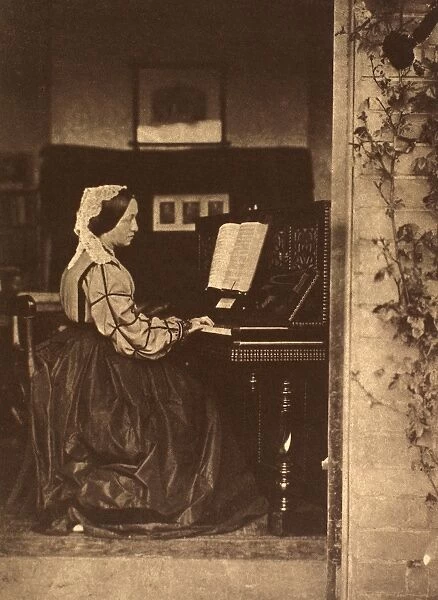 JULIA MARGARET CAMERON (1815-1876). English photographer. Photographed c1863-65 by Oscar G