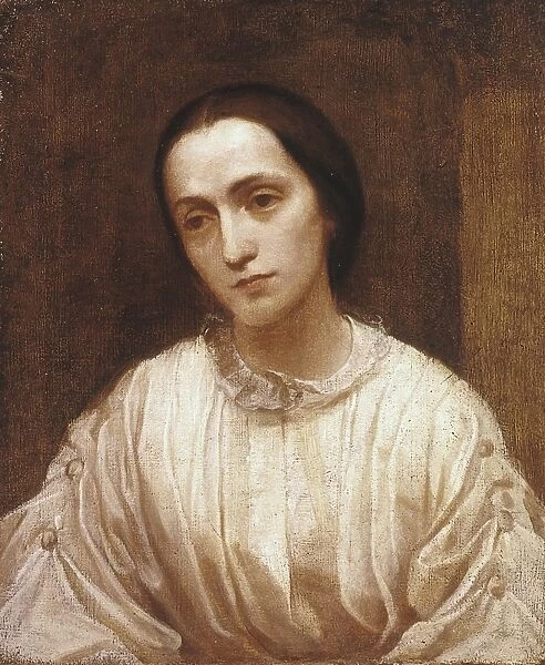 JULIA MARGARET CAMERON (1815-1879). British photographer. Oil on canvas, 1850-52