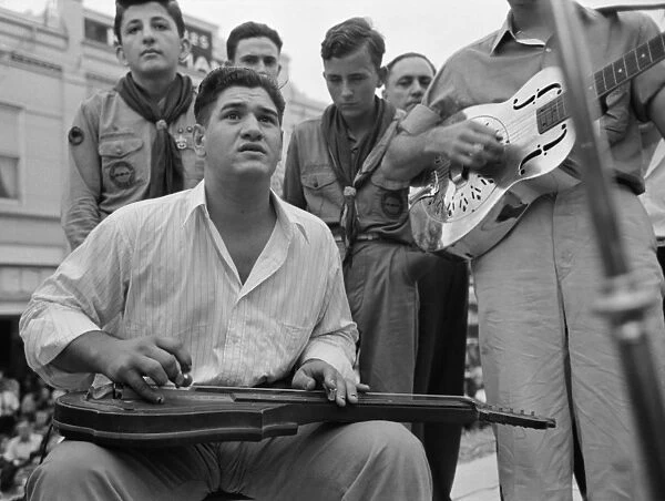 JULIUS LAMPEREZ (1920-1999). Cajun musician