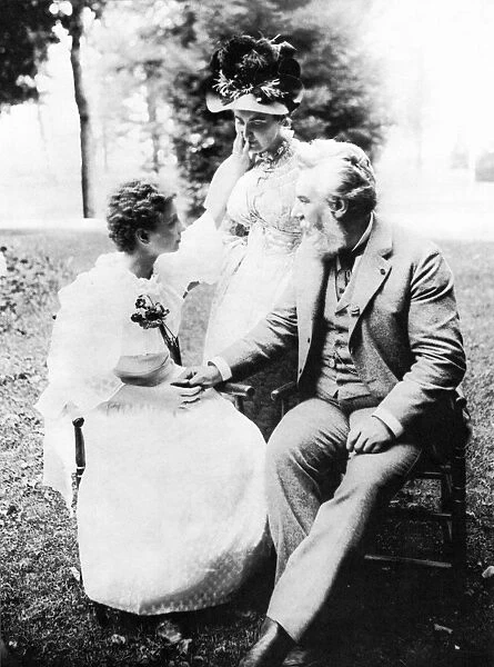 KELLER & BELL, 1894. Helen Keller (left) with her teacher, Anne Sullivan Macy