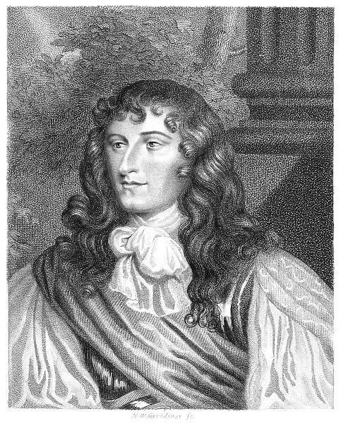 KING JAMES II OF ENGLAND (1633-1701). Engraving, 1808, after a portrait by Sir Peter Lely