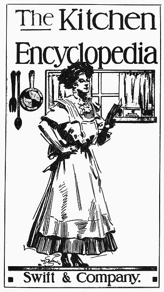 THE KITCHEN ENCYCLOPEDIA. Cookbook published by Swift and Company in 1911