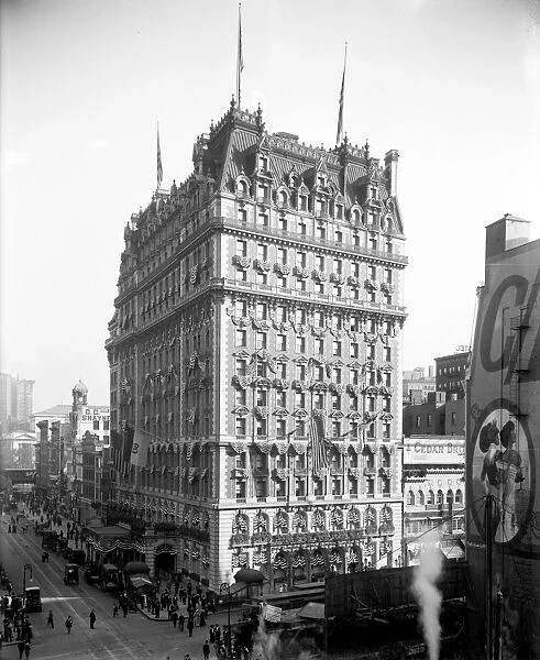 KNICKERBOCKER HOTEL, c1909. View of the Knickerbocker Hotel, New York City. Photograph