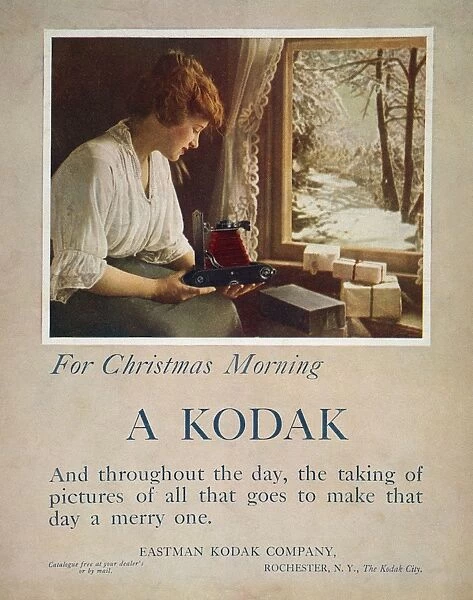 KODAK ADVERTISEMENT, 1914. For Kodak cameras from an American magazine