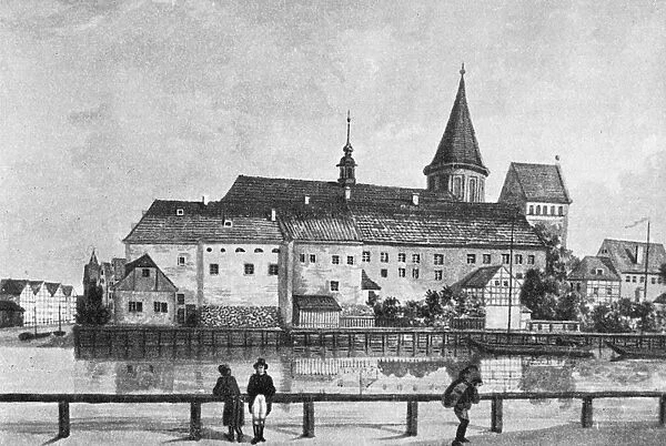 KONIGSBERG, PRUSSIA. The Old University and Cathedral at Konigsberg, East Prussia