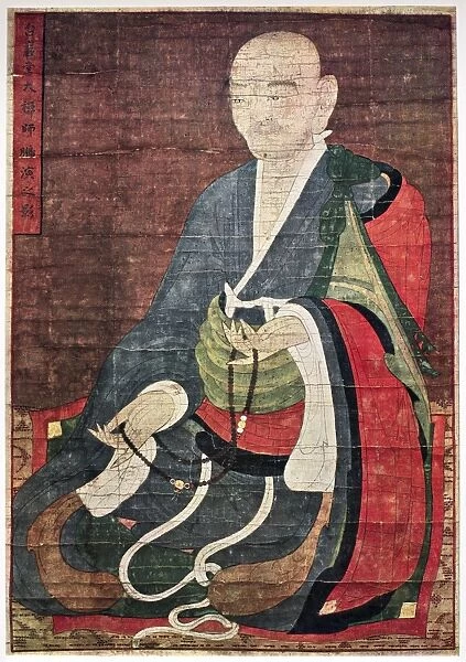 Korean painting on silk, 14th century