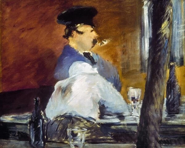 La Guingette. Oil on canvas by Edouard Manet