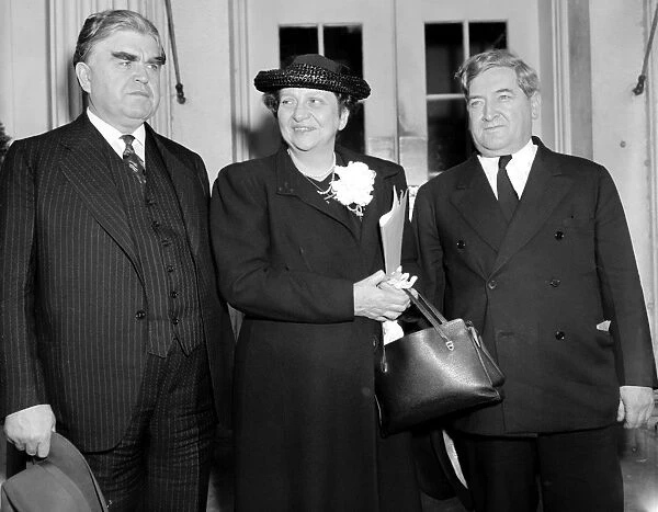 LABOR LEADERS, 1939. Left to right: John L