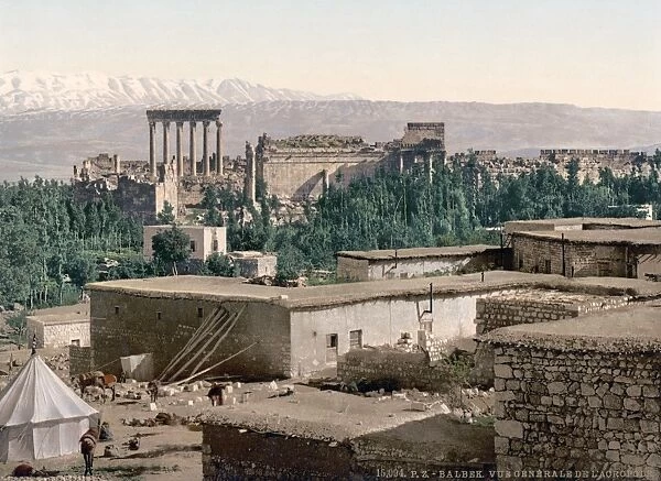 LEBANON: BaLBEK. Ruins at the Roman city of Heliopolis, now Baalbek, Lebanon