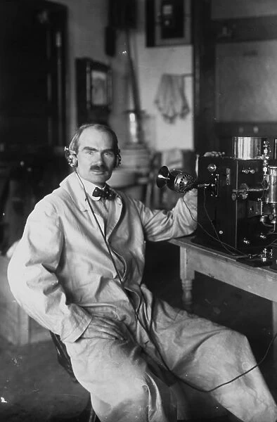 LEE DE FOREST (1873-1961). American inventor. Photographed in 1907