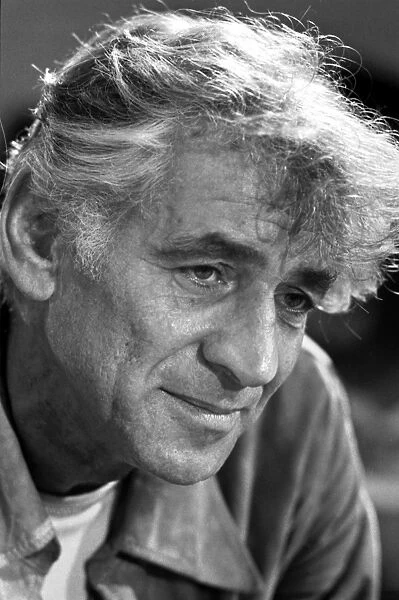 LEONARD BERNSTEIN (1918-1990). American composer and conductor. Photographed by Marion S. Trikosko, 1971