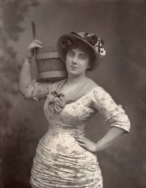 LEONORA BRAHAM (1853-1931). English opera singer, in the title role of Gilbert