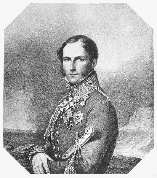 LEOPOLD I (1790-1865). King of the Belgians, 1831-1865. Lithograph, 19th century