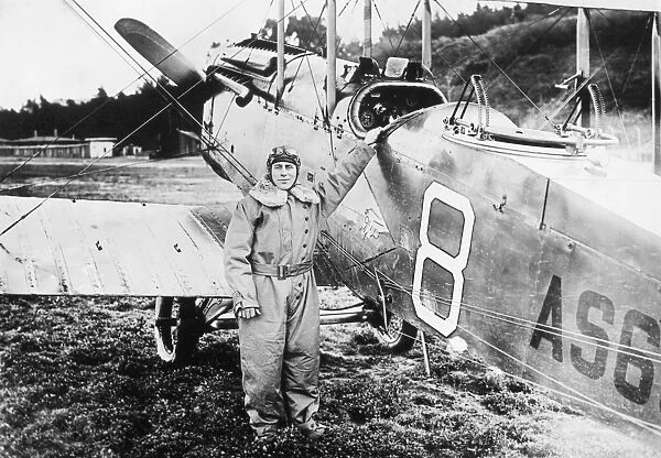 Lieutenant William D. Coney, the first person to make a transcontinental flight in less than 24 hours. He flew from San Diego, California to Jacksonville, Florida in 22 hours 27 minutes on 21 February 1921