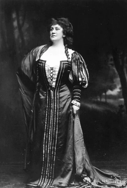 LILLIAN NORDICA (1857-1914). Nee Lillian Norton. American soprano. Photograph, c1895